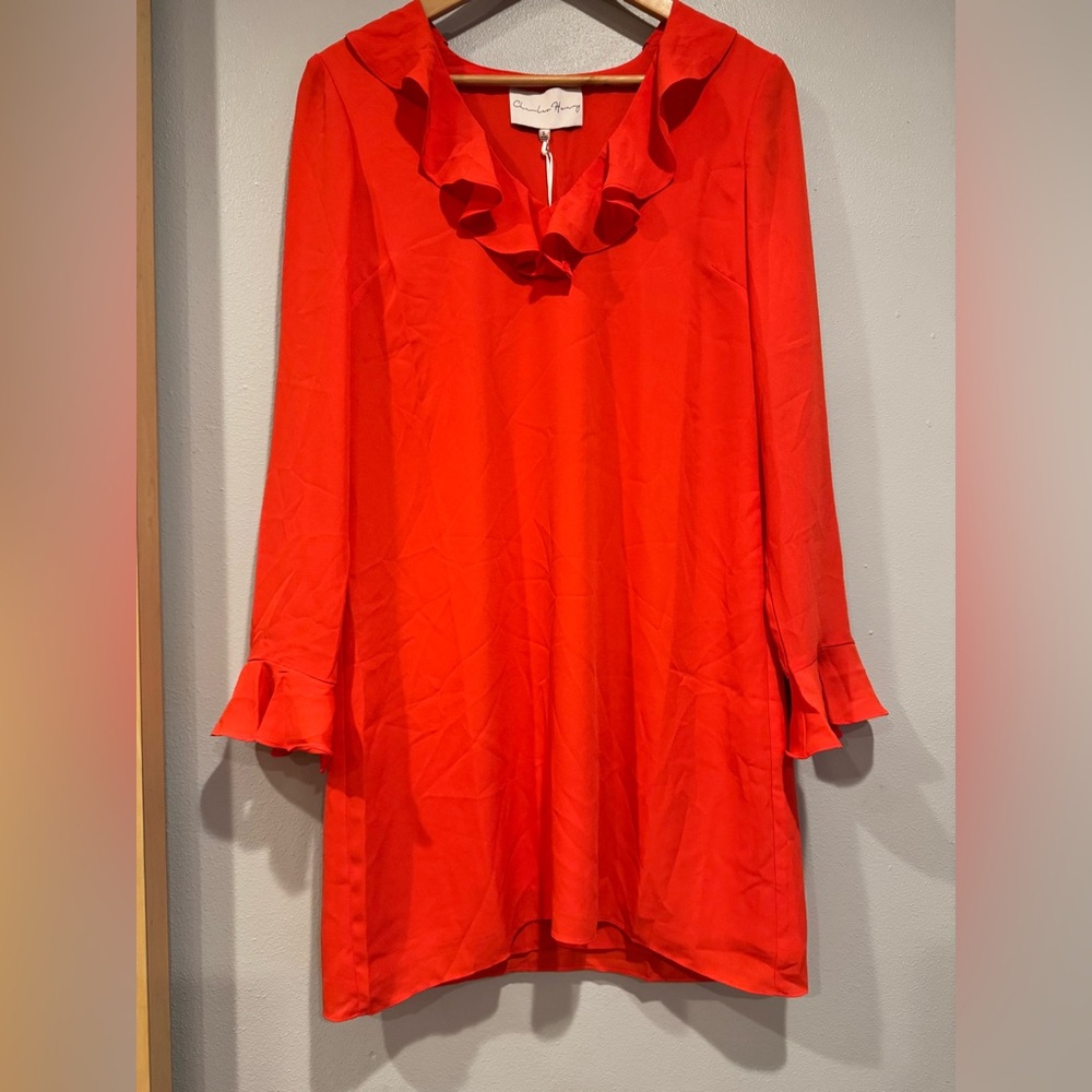 NWT Charles Henry  lined shift dress  S